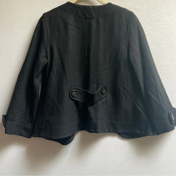 Tulle Anthropologie wool blend pea coat Sz S - Picture 2 of 10